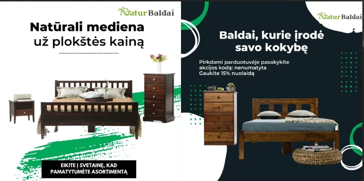 NaturBaldai — еко-меблі